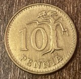 C50 - Moneda foarte veche - Finlanda - 10 pennia - 1966