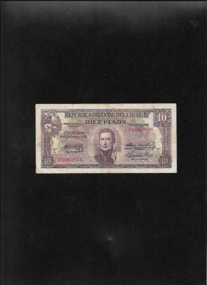 Uruguay 10 pesos 1939 seria02983856 foto