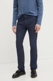 BOSS Orange pantaloni barbati, culoarea albastru marin, drept, 50531123