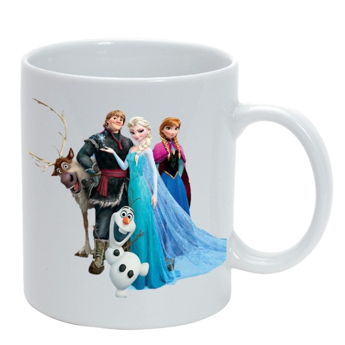 Cana alba personalizata Frozen 15, INOVATIX&reg;. 330ml