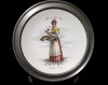 Farfurie decorativa porțelan Franța F.D. Chauvigny