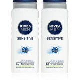 NIVEA MEN Sensitive gel de dus pentru corp si par ambalaj economic