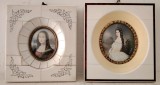 Picturi,portrete miniaturale realizate &icirc;n stilul victorian la &icirc;nceputul secolului al XX-lea