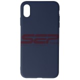 Husa iPhone XS Max, TPU Matte Olive, Protectie Antishock, Verde Inchis