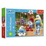 Puzzle Multicolor Strumfii &icirc;n Scenă &ndash; Joc Educațional pentru Copii, CMCLASS