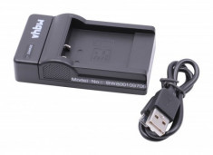 Vhbw micro usb-akku-ladegerat passend pentru sony np-bn1, casio np-120 u.a., , foto