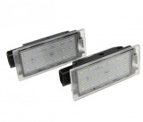 Set 2 Lampi LED Numar inmatriculare, Renault Clio III, Master II, Megane II FL