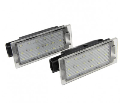 Set 2 Lampi LED Numar inmatriculare, Renault Clio III, Master II, Megane II FL foto