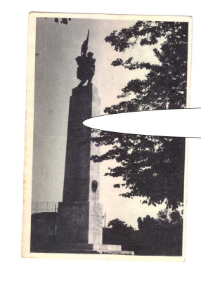 CP Bucuresti - Monumentul eroilor sovietici, RPR, circulata 1949, stare buna foto