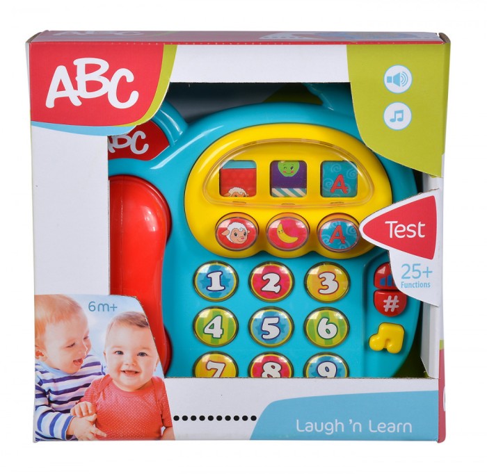 Abc telefon bebe albastru