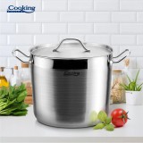 Oala Inox Heinner Maestro 5L, 20x16 cm, Capac Inclus, Inductie, Baza Capsulata
