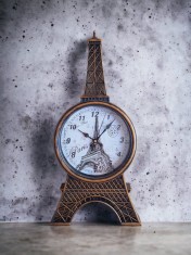 Ceas perete model Tour Eiffel foto