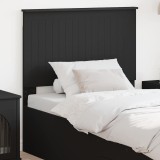 vidaXL Tăblie cap cu headboard Stejar Negru 90 cm Lemn compozit 887803