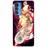 Husa compatibila cu Motorola G20 model Super Nintendo, Silicon, TPU, Viceversa, Transparent, Carcasa