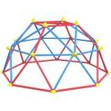 Outsunny Cadru de catarat, Jungle Gym, Turn geometric de catarat in aer liber cu rama din otel rezistenta la rugina | Aosom Romania