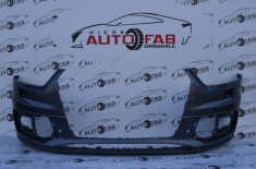 Bara fa?a Audi Q3 S-Line an 2011-2015 cu gauri pentru spalatoare faruri foto