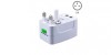 Adaptor/Incarcator universal de calatorie, all in one world pentru AU/UE/UK/SUA, Alb