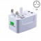 Adaptor/Incarcator universal de calatorie, all in one world pentru AU/UE/UK/SUA, Alb