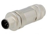 Mufă M12 5-PIN tată Profibus IP67 pe cablu drept