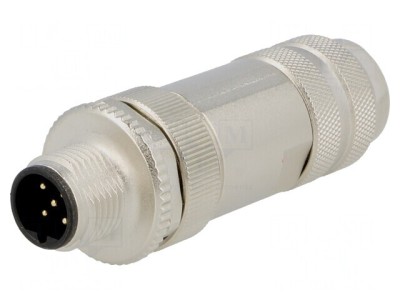 Mufă M12 5-PIN tată Profibus IP67 pe cablu drept foto