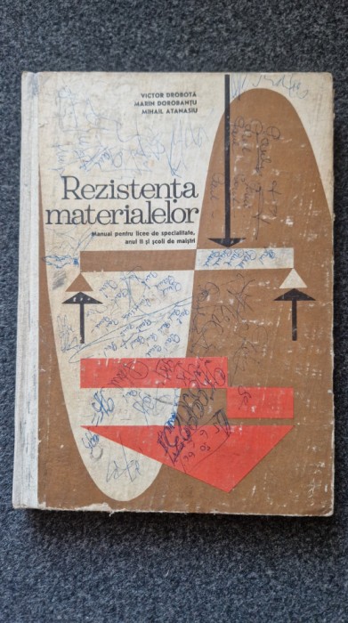 REZISTENTA MATERIALELOR Manual licee anul II - Drobota, Dorobantu