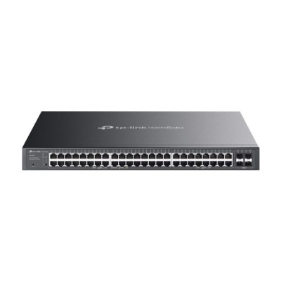 Switch 32 porturi PoE RJ45 1G, 16 x RJ45 1G, 4 x SFP 1G, L2 Management, 1U - TP-Link Omada SG2452LP SafetyGuard Surveillance foto