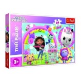 Cumpara ieftin Puzzle Trefl Gabbys Dollhouse - Casa lui Gabbi, 24 piese maxi