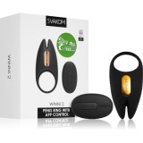 Svakom Winni 2 App inel pentru penis black 9,6 cm