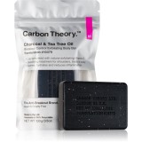 Carbon Theory Charcoal &amp; Tea Tree Oil exfoliant pentru corp pentru pielea problematică și grasă 100 g