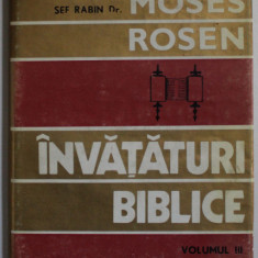 INVATATURI BIBLICE VOL. III de MOSES ROSEN