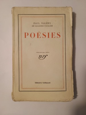 Paul Valery - Poesies (1933; vingt-neuvieme edition) foto