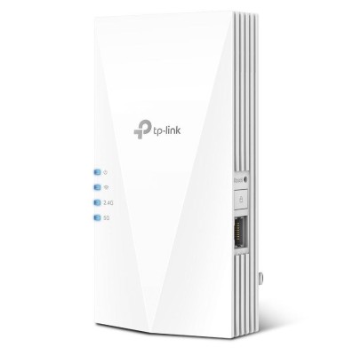 RANGE EXTENDER TP-LINK wireless AX3000, 3000Mbps, 1 port Gigabit, 2 antene interne, 2.4 / 5Ghz dual band, Wi-Fi 6, &amp;quot;RE700X&amp;quot; (timbru verde 2 lei) foto