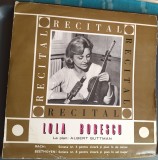 DISC LP: LOLA BOBESCU / ALBERT GUTTMAN - RECITAL (BACH / BEETHOVEN) [prima editie, 1969 / ECE 0392]