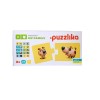 Puzzle Cubika Familia Potrivita, 20 piese, Carton, 2+ ani, Joc educativ, Familie, Abilitati dezvoltate