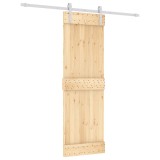 Cumpara ieftin Usa glisanta cu set de feronerie 70x210 cm, lemn masiv de pin