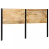 VidaXL Tăblie de pat 180 cm lemn masiv de mango și fier 4017555