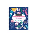 Brain Games - Sticker by Number: Magical Ocean: Includes Glitter Stickers!