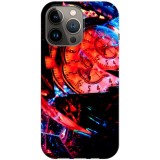 Husa compatibila cu Apple iPhone 14 Plus model Broken Time, Silicon, TPU, Viceversa, Transparent, Carcasa