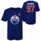 Edmonton Oilers tricou de copii Connor McDavid Captains Name and Number navy - Dětsk&eacute; M (10 - 12 let)