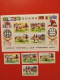 GHANA, FOTBAL GERMANIA - BLOC + SERIE COMPLETĂ MNH