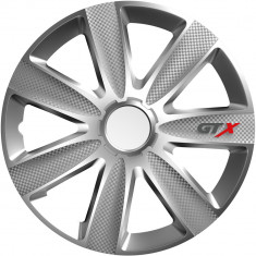Set capace roti auto Cridem GTX Carbon 4buc - Argintiu - 16'' Garage AutoRide