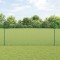 vidaXL Gard din plasă sudată cu 5 st&acirc;lpi U Verde 1.4x10 m Oțel