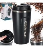 Termos smart cu afisaj LED 500ml, negru