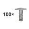 Set 100 surub fixare Audi 100 (C4), A4 (B5), A4 (B6), A4 (B7), A6 (C4), A6 (C5), A6 (C6), A8 (D2), A8 (D3); Seat Exeo (3r); Skoda Superb (3u4); Volks
