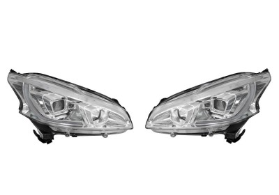 Set faruri tuning PEUGEOT 208, 04.2012-05.2015, partea stanga+dreapta, Taiwan, cu indicator led; cu &amp;amp;quot;lumina timp de zi&amp;amp;quot; tip LED; cu lumina foto