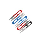 Set 5 foarfeci multifunctionale pentru ata 10 cm, mini taietoare din otel inoxidabil pentru croitorie, reparatii textile si hobby
