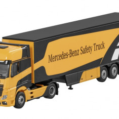 Macheta Oe Mercedes-Benz Actros Safety Truck 1:87 Negru / Galben B66004210