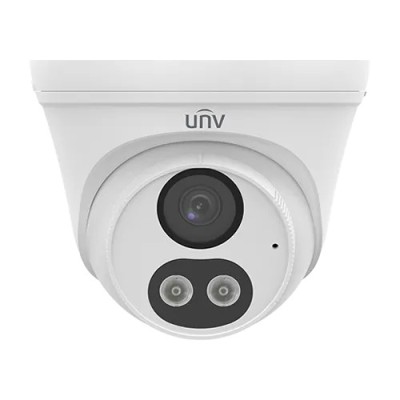 Camera IP ColorHunter Dual-Light 4MP, lentila 2.8mm, IR 30m, WL 30m, Microfon incorporat, SDCard - UNV IPC3614LB-AF28K-DL foto