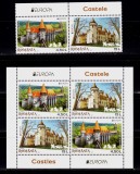 Cumpara ieftin RO 2017 LP 2142+a &quot;Europa-Castele&quot; , serie colita 696 tip I, MNH, Organizatii internationale, Nestampilat