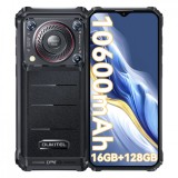 Cumpara ieftin Telefon mobil Oukitel WP36, 4G, 6.52 HD+, 16GB RAM (8GB + 8GB extensibili), 128GB ROM, Android 13, MediaTek 8788, Sunet Digital 8D 128db, NFC, Amprent